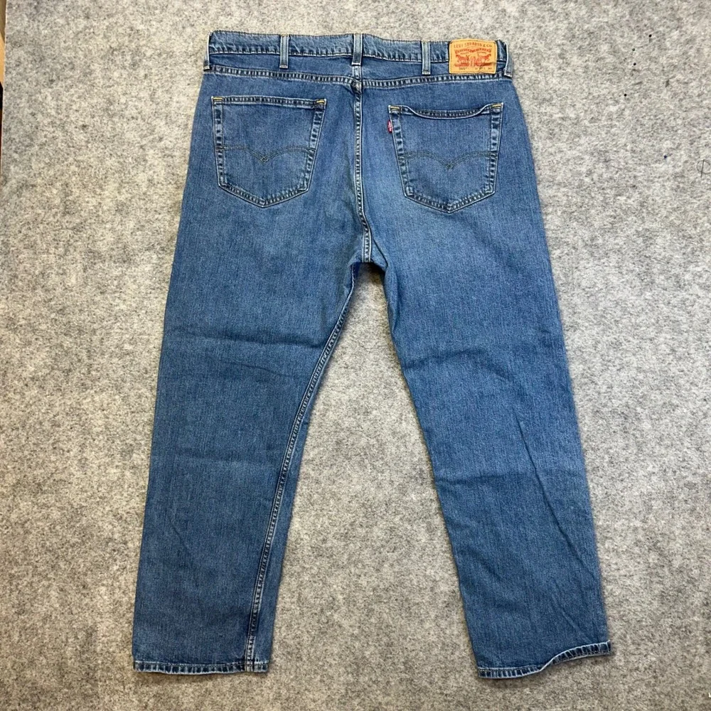 Lot of 3 Levi's 505 Straight Jeans Men's 40x30 Blue Black Work Pant Bundle